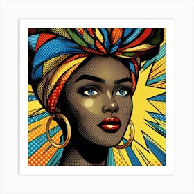 Zena Pop African Woman Art Print