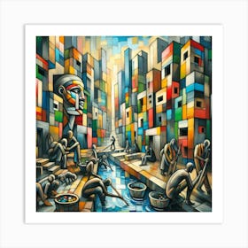 City Of People Art Print