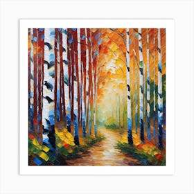 Birch Forest 2 Art Print