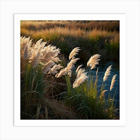 Default Reeds Dreamy Pampa Grass Art Print 1 Art Print