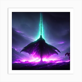 Sword In The Sky Art Print