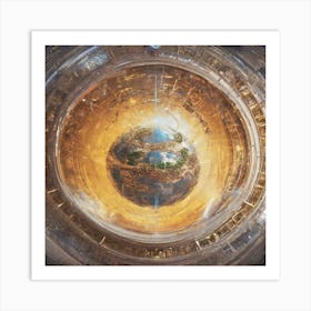 Earth From Space Art Print