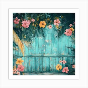 Tropical Background Art 3 Art Print