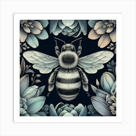 Bee Canvas Print 1 Art Print