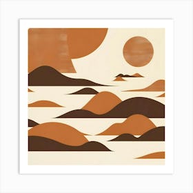 Desert Landscape 9 Art Print