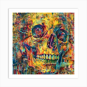 Skull Painting 15 Art Print