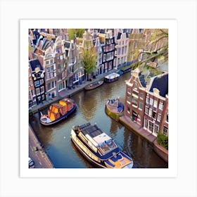 Amsterdam Canals 5 Art Print