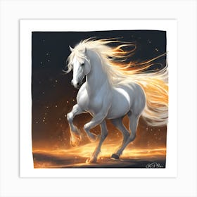 Fire Horse 1 Art Print