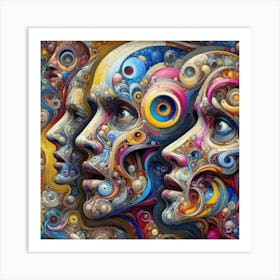 Psychedelic Art 4 Art Print