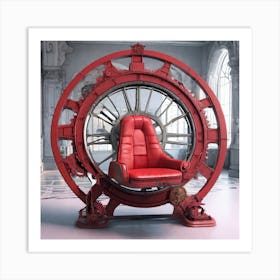 Steampunk Chair Art Print