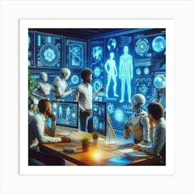 Humanoid Robots Art Print