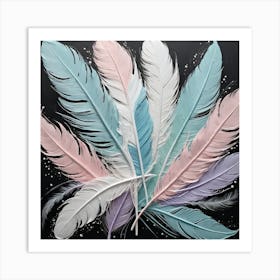 Feathers 3 Art Print