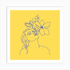 Flower Girl Art Print