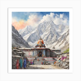 Hindu Temple 1 Art Print