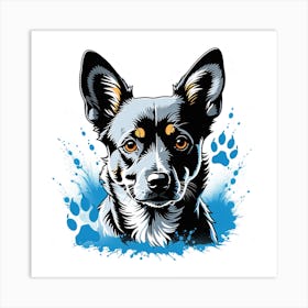 Australian Cattle Dog Art Print