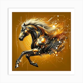 Creative Horse Beauty Illustration Nr 246 Art Print