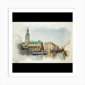 Hamburg, Germany Art Print