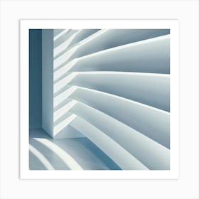 Room With Blinds Art Print