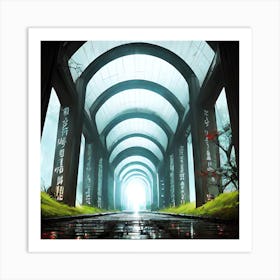 Tunnel Of Light Art Print