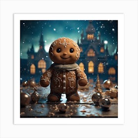 Gingerbread Man 2 Art Print