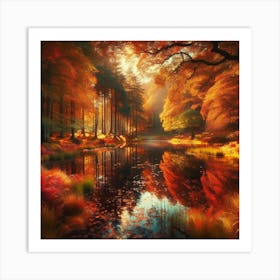 Autumn Forest 4 Art Print