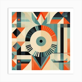 Abstract Geometric Pattern 33 Art Print