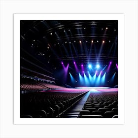 Empty Concert Hall Art Print