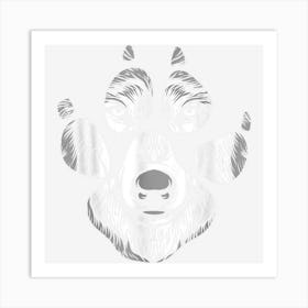 Wolf Footprint Designs Wolves Art Print