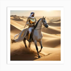 Sultan Of The Desert Art Print