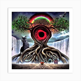 Tree Of Qliphoth Adventure Beyond The Mask 3 Art Print