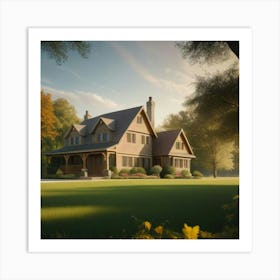 House In The Woods Art Print