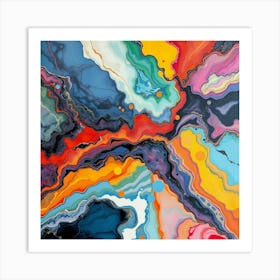 Abstract Abstract Painting 4 Art Print