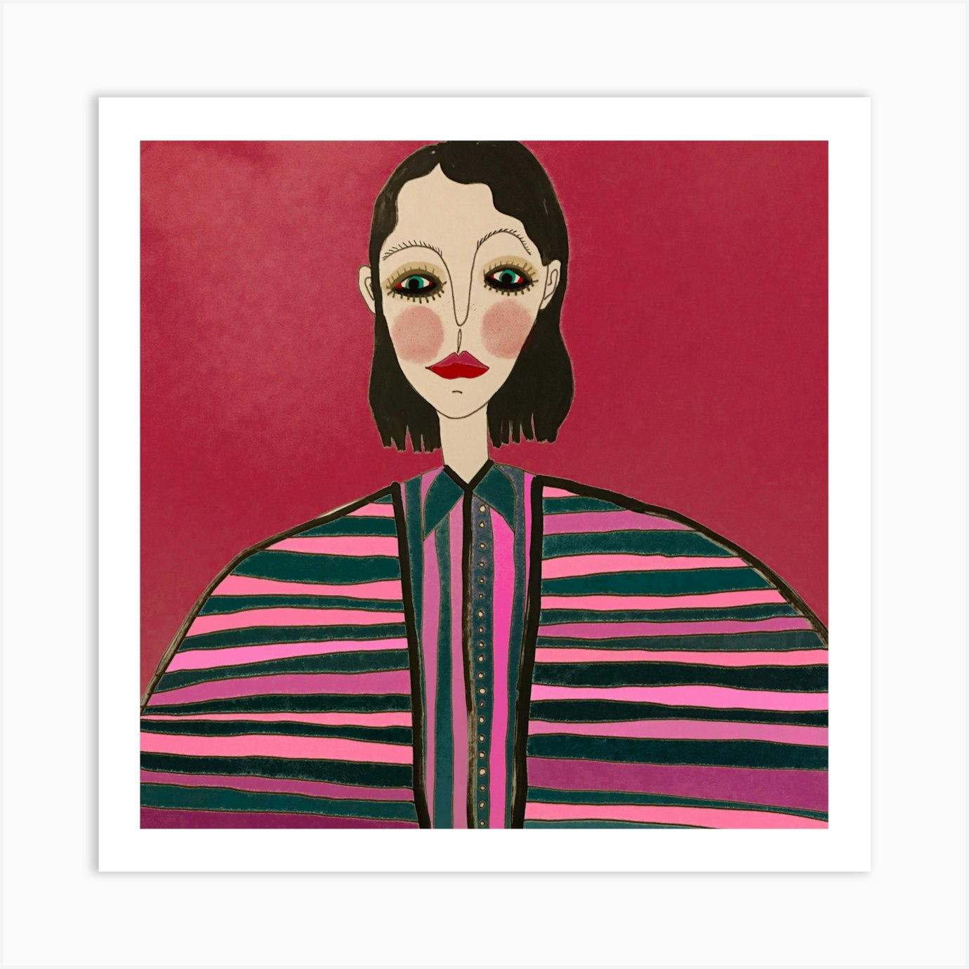 Big jacket Art Print by Wanderlandz