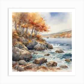 Rocky Shore 2 Art Print