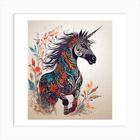 Unicorn Painting Art Print