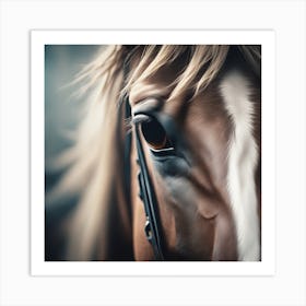 Portrait Of A Horse Art Print