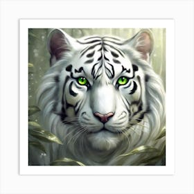 White Tiger 1 Art Print