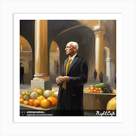 Fruit Market Art Print