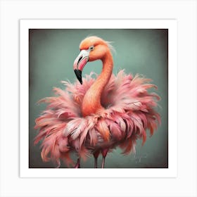 Flamingo Canvas Print 7 Art Print