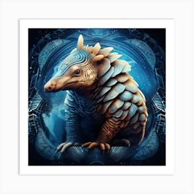 Armadillo Art Print