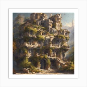 Ruins Of A Castle 1 Art Print