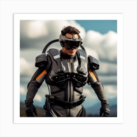 Man In A Space Suit Art Print