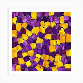 Mosaic Tile Background 1 Art Print