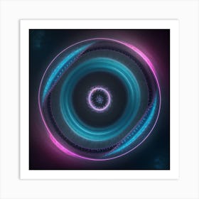 Abstract Circle - Abstract Stock Videos & Royalty-Free Footage Art Print