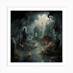 Gloomy Night Art Print