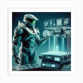 Halo 3d Printing 1 Art Print