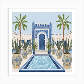 Moroccan Villa 1 Art Print