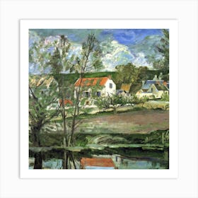 Claude Monet Oil Painting Landscape Illustration 1 Art Print