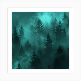 Dark Forest Art Print