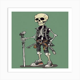 Skeleton 1 Art Print